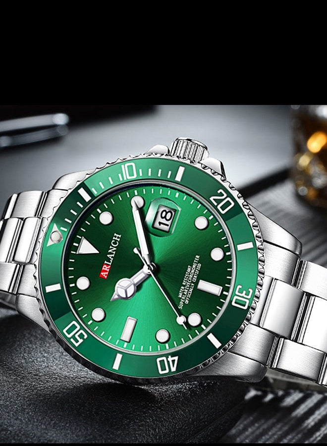 ARLANCH Watches For Men Analog Mens Watch 40Mm Large Face Easy Read Stainless Steel Business Watch Luminous Classic Luxury 30M Waterproof Mens Wrist Watches - Image 4