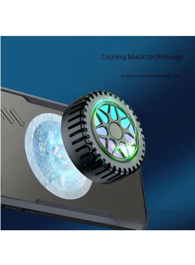 Case Compatible with Tecno Pova 6 Pro 5G, Hole Heat Dissipation Hybrid Transparent TPU Bumper Aluminum Alloy Cooling Cover for  - Image 3