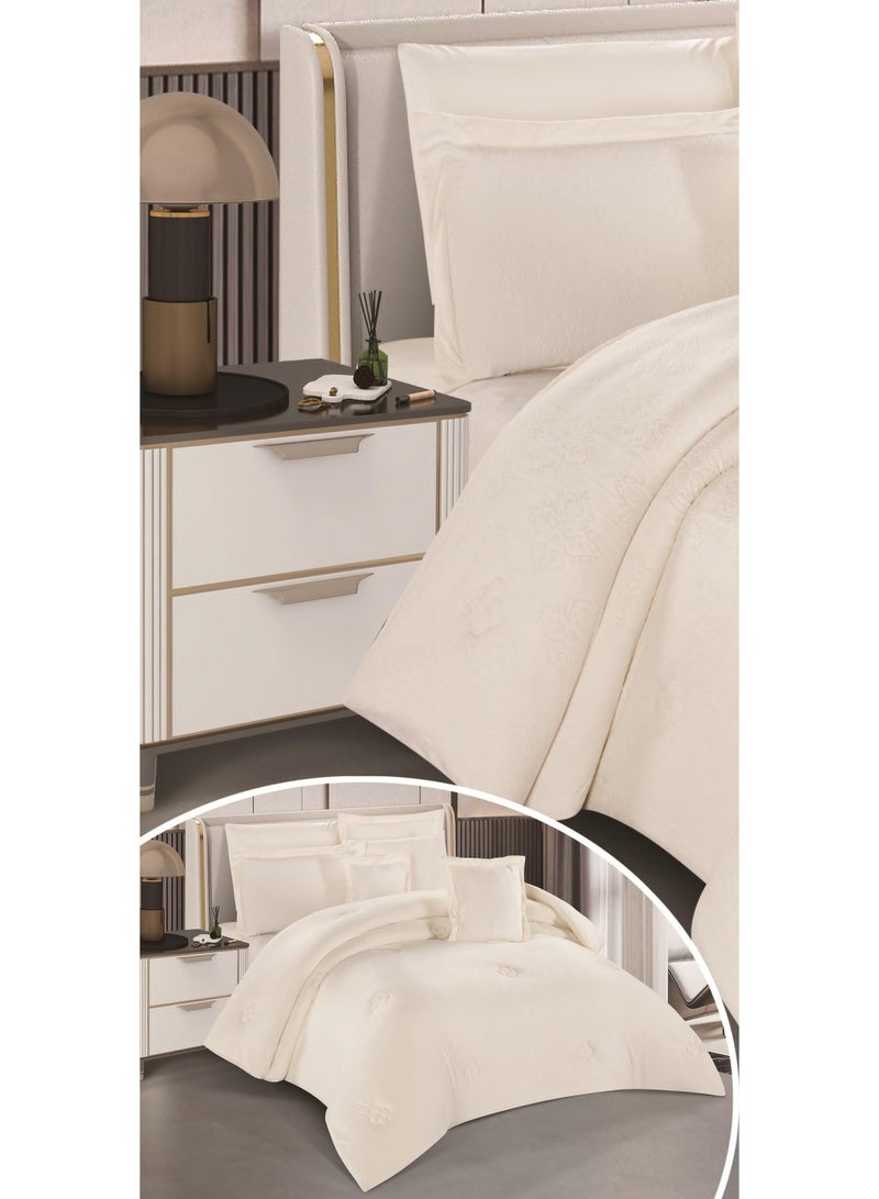 ريد روز مفرش سرير نفرين شتوي فخم ملكي يمنحك الاناقه وشتاء دافئ من خامه المخمل  الفخمه مقاس 240*260 سم - Image 2