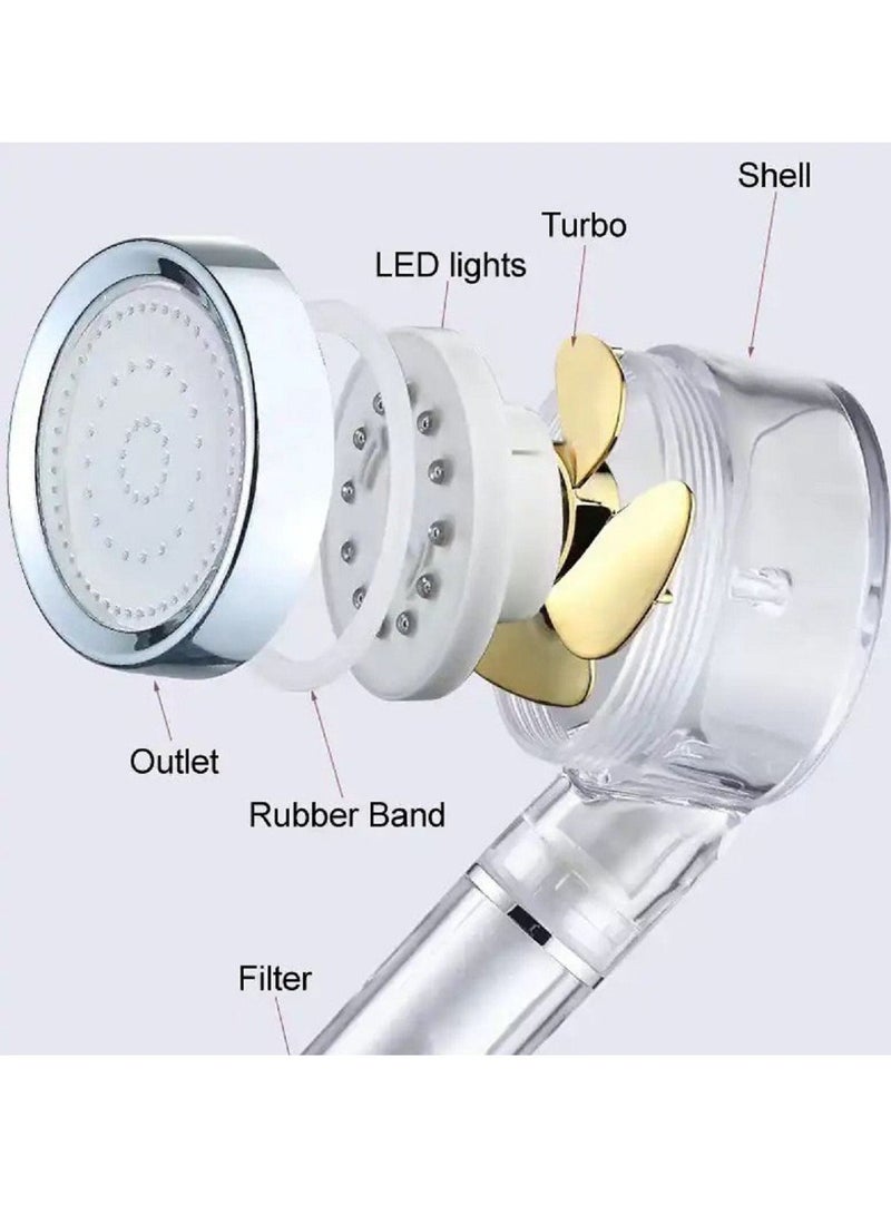 High Pressure Shower Heads with Handheld With Fan - Image 2