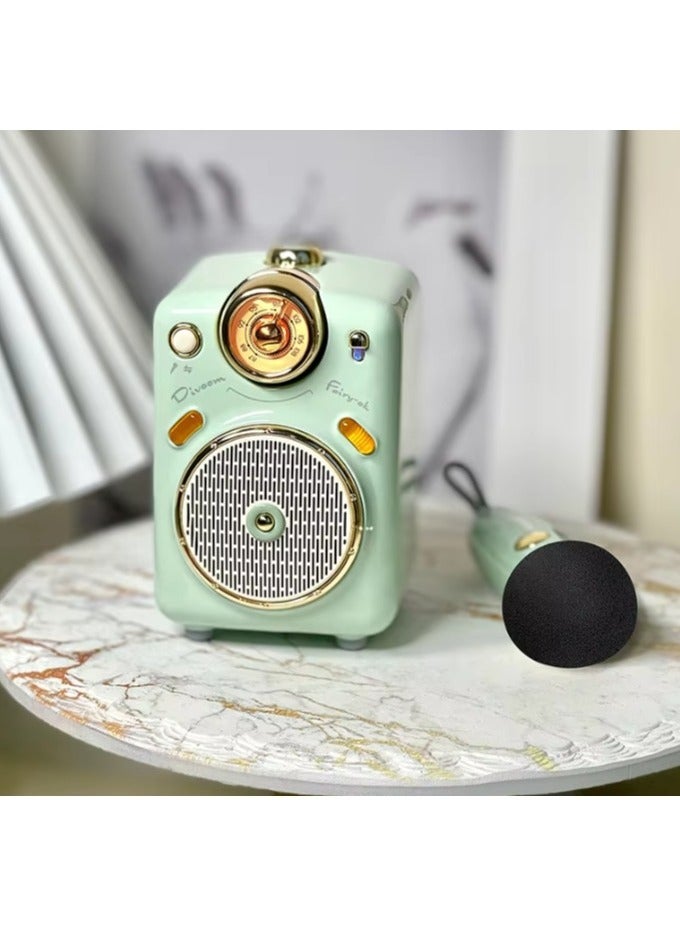 AROAQ Fairy-OK Portable Bluetooth Speaker with Microphone Voice Change Karaoke Function FM Radio TF Card - Image 1