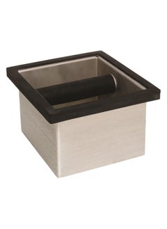 Rattleware Rattleware Stainless Steel Knock Box (6" x 5.5" x 4") - Heavy-Duty Espresso Grounds Container, Welded Bar, Durable and Efficient for Baristas - Perfect for Any Coffee Preparation  - Image 1
