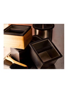 Rattleware Rattleware Stainless Steel Knock Box (6" x 5.5" x 4") - Heavy-Duty Espresso Grounds Container, Welded Bar, Durable and Efficient for Baristas - Perfect for Any Coffee Preparation  - Image 2