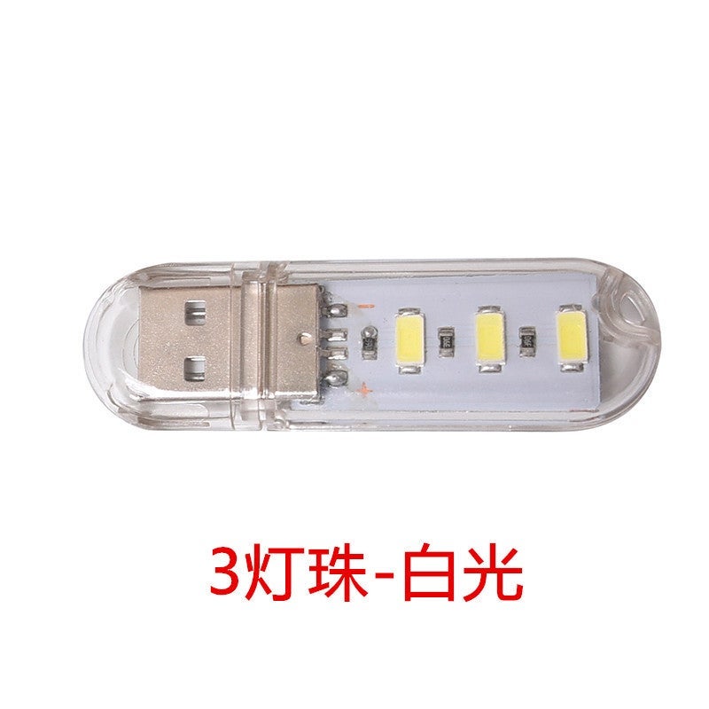 Led Night Light 3 Lights 8 Lights 24 Lights Usb Charging Treasure Lights Computer Health Plate Lights Field Camping Lights Students Stay Lights - Image 1