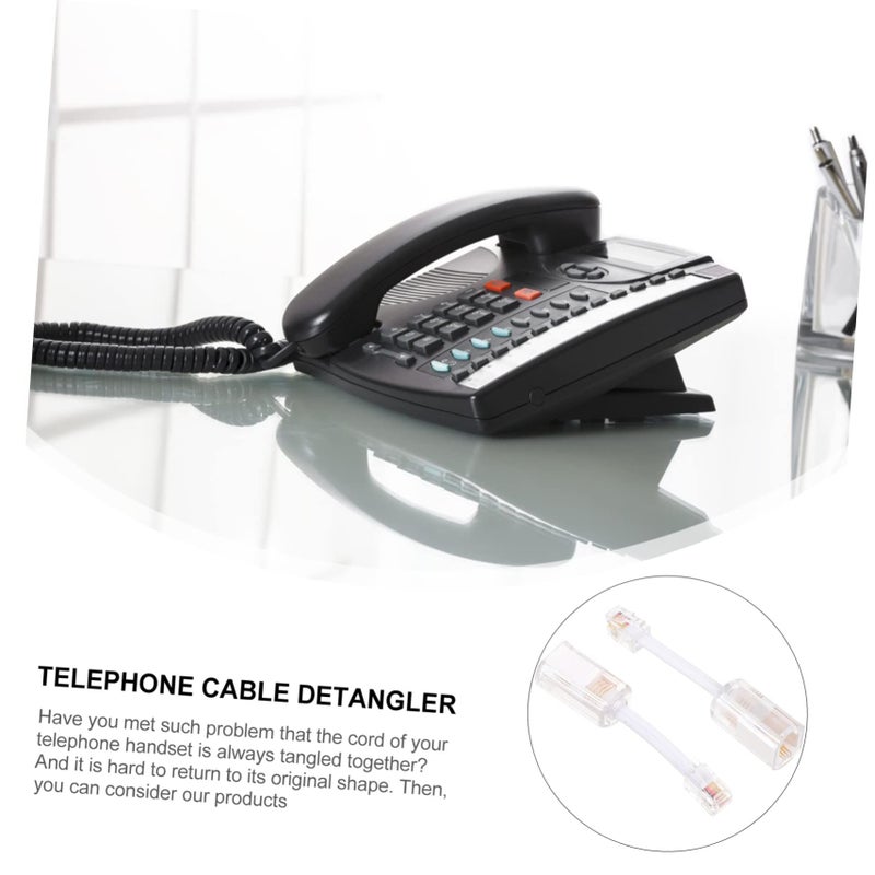 Rotary Cord Detangler 1 Pack Landline Telephone Swivel Design Easy Install - Image 3