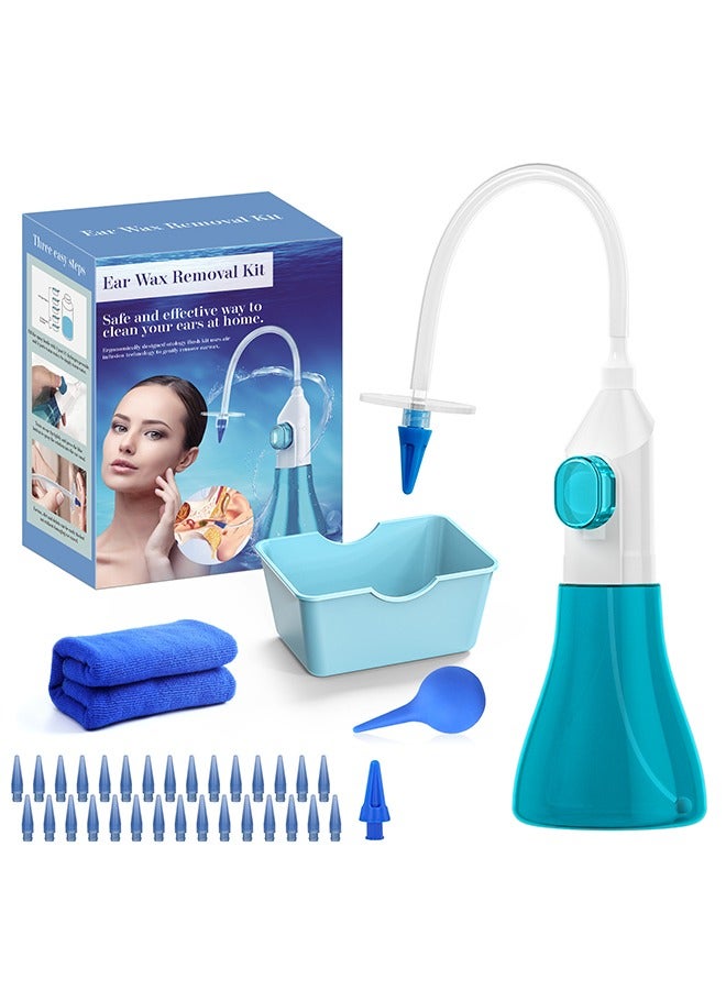 DUOLADUOBU Ear Wax Removal，Household Tools Ear Washers，Manual Ear Irrigation Flushing System Ear Cleaning Washer Kit Safe and Effective Ear Cleaner for Adults & Kids - Image 1