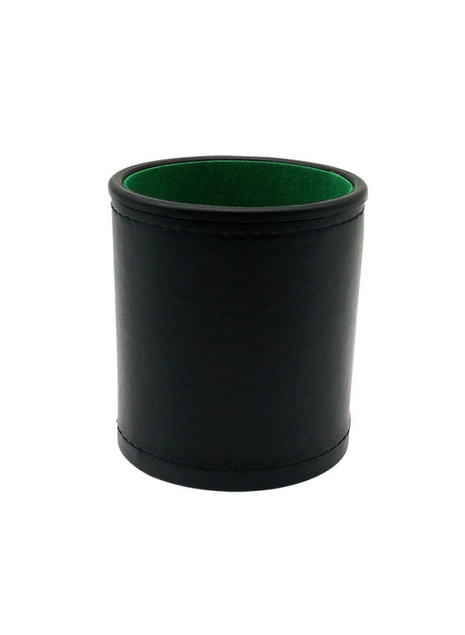 Silent Silent Dice Cup Silent Leather Flocking Leather Sieve Cup Bar KTV Entertainment Fleece-lined Silent Color Cup