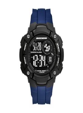 Skechers Men's Westlawn Digital Blue Polyurethane Watch, Black/Blue, Westlawn