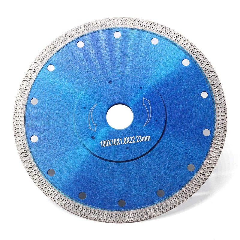 DAPRO Super Thin Diamond Tile Blade Porcelain Saw Blade for Cutting Porcelain Tile Granite Marbles (7") - Image 2
