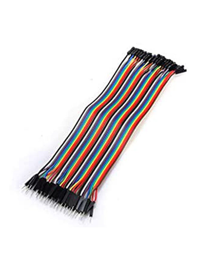 Generic Dupont Male To Female Jumper Wire Cable, 2.54Mm 1P-1P, 20Cm Arduino, 40 Pieces 