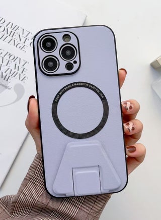iPhone 14 Pro Max LEEKA Magsafe Wireless Charging Mobile Phone Leather Case For iPhone 14 Plus 13 Mini 12 11 Pro Max XS XR Buckle Ring Stand Back Cover apple iPhone 14 Pro Max (Purple) - pzsku/ZA3D141114618FEC5C312Z/45/_/1717862176/20f04eed-a63e-42a8-9990-26eafd8a1447
