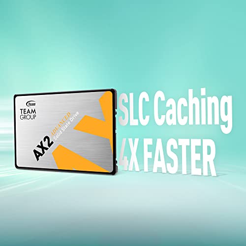 TEAMGROUP AX2 2TB 2 Pack 3D NAND TLC 2.5 Inch SATA III Internal Solid State Drive SSD (Read Speed 540 MB/s) Compatible with Laptop & PC Desktop T253A3002T0C1P1 - Image 4