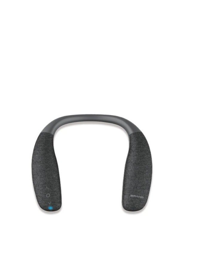 AROAQ Neckband Bluetooth Speakers, Adjustable Wireless Wearable Speaker, Waterproof Comfortable Wearable Wirless Music Box For Boys And Girls Black