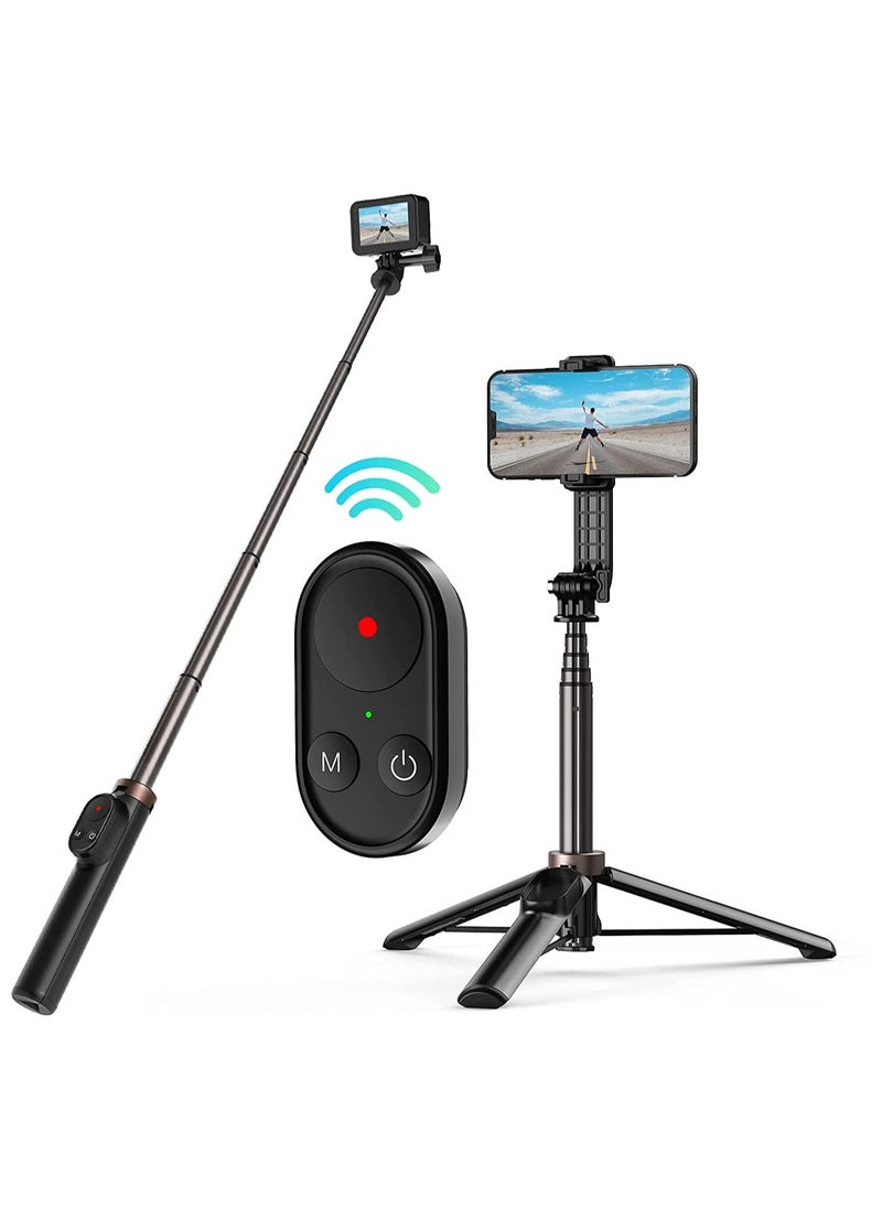 TELESIN - TELESIN Wireless Remote Control Selfie Stick for GoPro HERO11/10/9 - Image 1