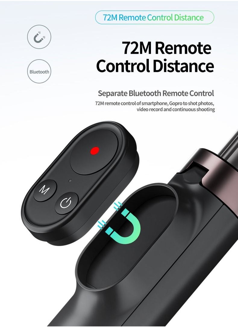 TELESIN - TELESIN Wireless Remote Control Selfie Stick for GoPro HERO11/10/9 - Image 1