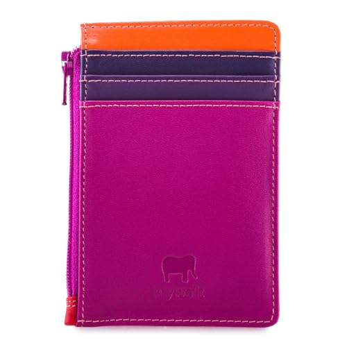 mywalit Multi-Color Leather Credit Card Holder & Coins Purse | 4 Cards & ID Slot - Image 3