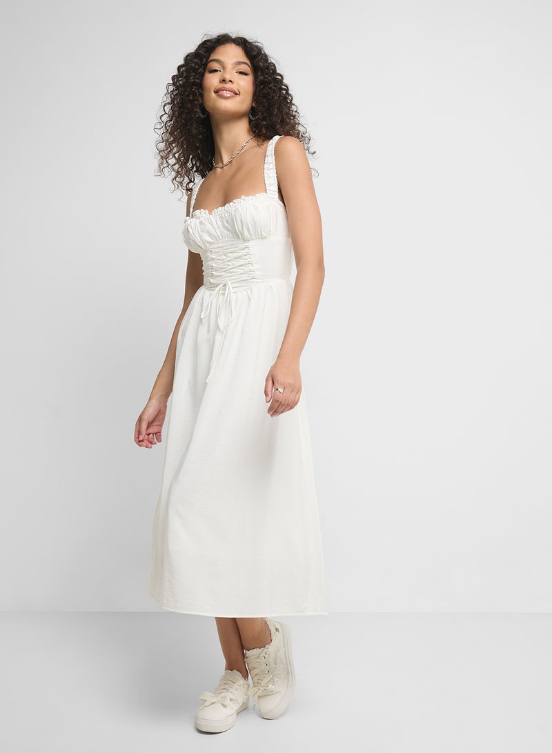 Ginger Strappy Corset Bodice Sundress  - Image 1