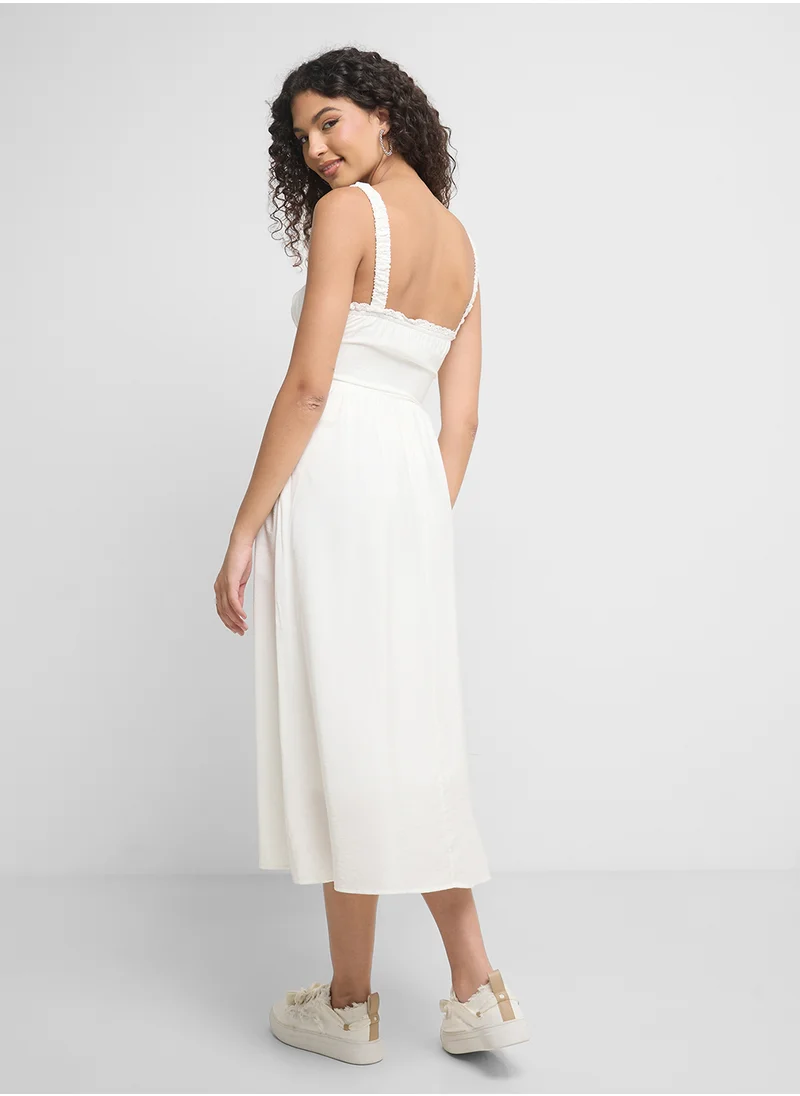 Ginger Strappy Corset Bodice Sundress