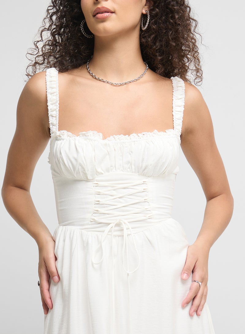 Ginger Strappy Corset Bodice Sundress  - Image 3