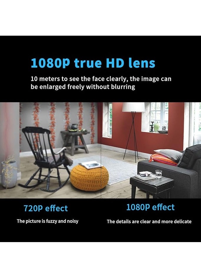 TIGER - Security Camera 1080P HD with Motion Detection – 140° Wide Angle, Pet Camera with Phone App, Smart Home Surveillance for Room, Office, and Outdoor Use - Image 1