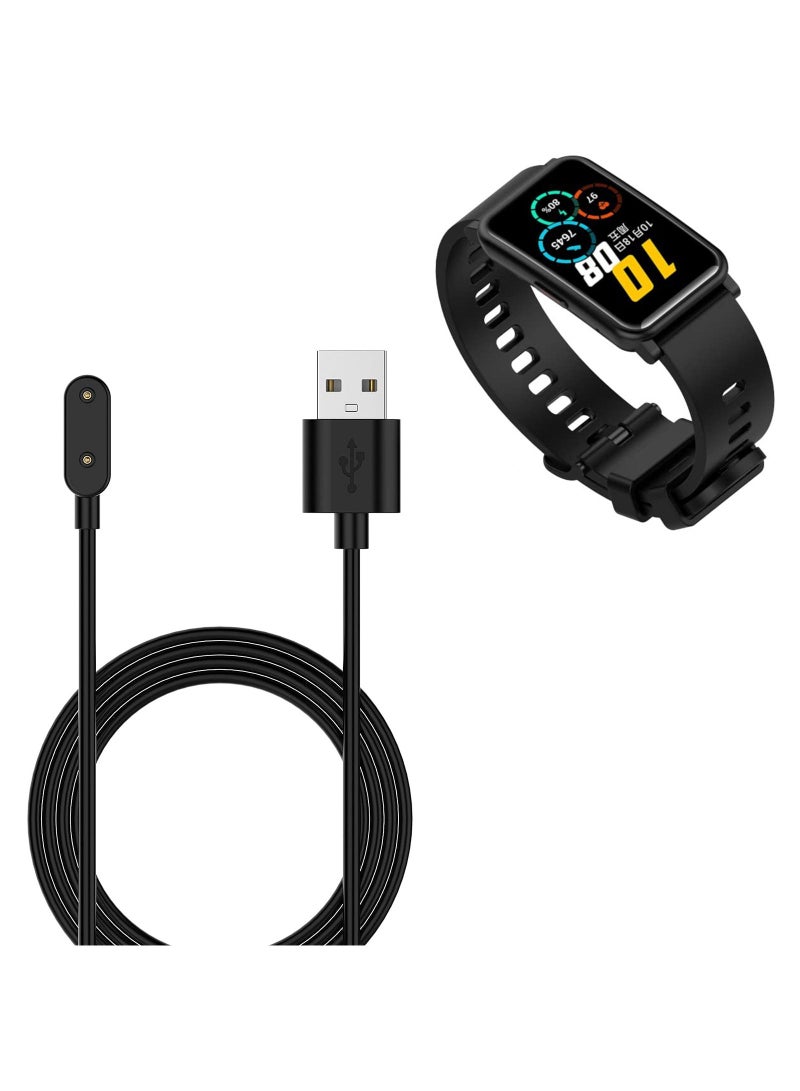 Compatible with Huawei Band 8 Charger, Suitable for Huawei Band 7/6/6 Pro/Watch Fit2/Honor Band 7/6/Honor Watch ES/OPPO Band 2 Smart Watch Charging Cable with Current Overload Protection Chip (1M) - Image 1