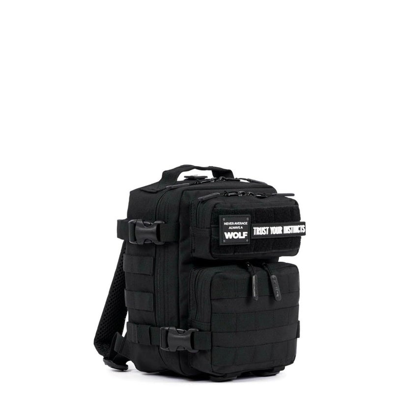 WOLFpak 9L Mini Tactical Backpack (Alpha Black) | Compact, Small Everyday Carry Bag for Gym, School, Travel | Durable, Water-Resistant Daypack with Molle System and Patch Panel - Image 1