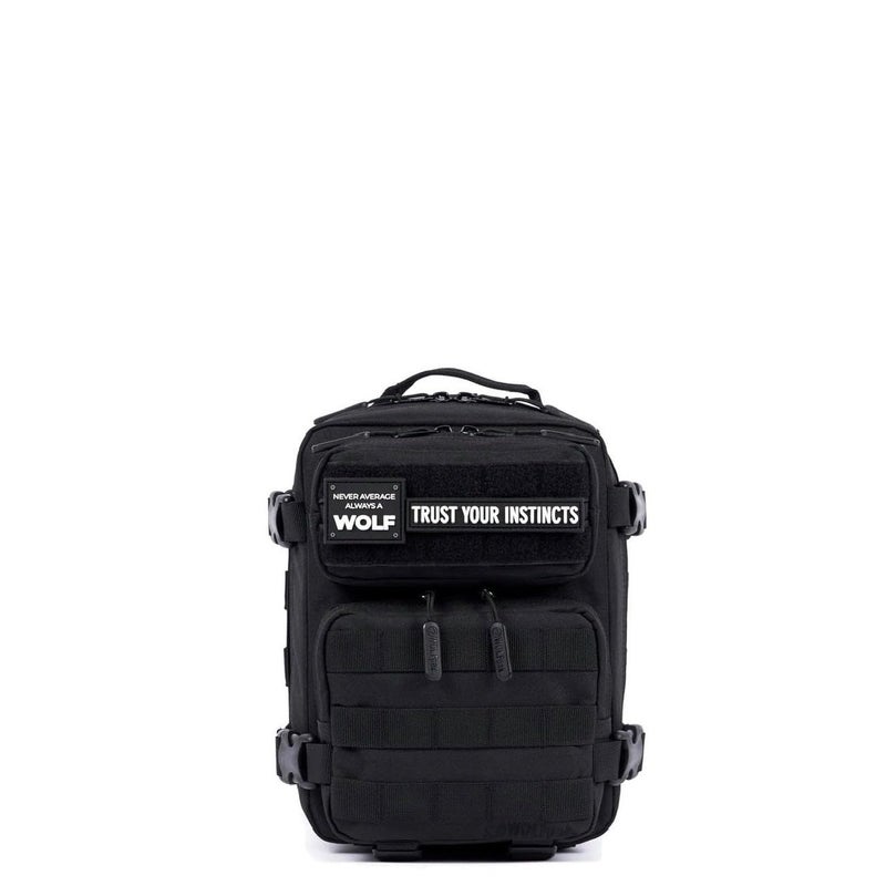 WOLFpak 9L Mini Tactical Backpack (Alpha Black) | Compact, Small Everyday Carry Bag for Gym, School, Travel | Durable, Water-Resistant Daypack with Molle System and Patch Panel - Image 2