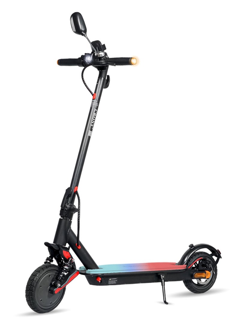 Crony Xm M365 High Configuration Electric Scooter, 250w Motor, 36v/7.8ah Battery, 10-25km Range, Lightweight Aluminum Alloy Frame E-Bike-100kg Load Capacity, Urban Adventure E-Scooter 8" Tires, App Connectivity Skateboard, Led Lights (7 Colors), Bluetooth, Rear View Mirror, Led Indicators  - Image 1