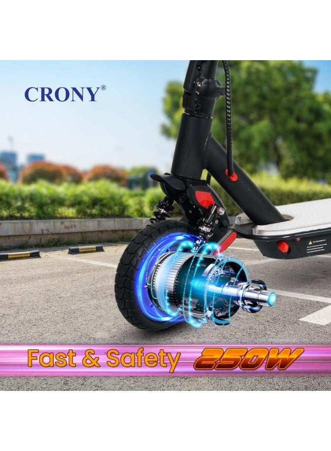 كروني سكوتر كهربائي M365 Ultra، مدى 10–25 كم، تعليق أمامي مزدوج، فرامل قرصية لقيادة أكثر سلاسة، بطارية 36V/7.8Ah، محرك 250 واط، إطارات حضرية 8 بوصة، حمولة 100 كجم، هيكل خفيف من سبائك الألومنيوم، مناسب للأطفال والمراهقين والشباب، سكوتر قابل للطي وآمن مع أضواء LED بـ 7 ألوان، اتصال عبر تطبيق البلوتوث، مرآة خلفية، إشارات انعطاف، مثالي للذهاب إلى المدرسة وللمبتدئين، إصدار XM M365 عالي المواصفات. - Image 3