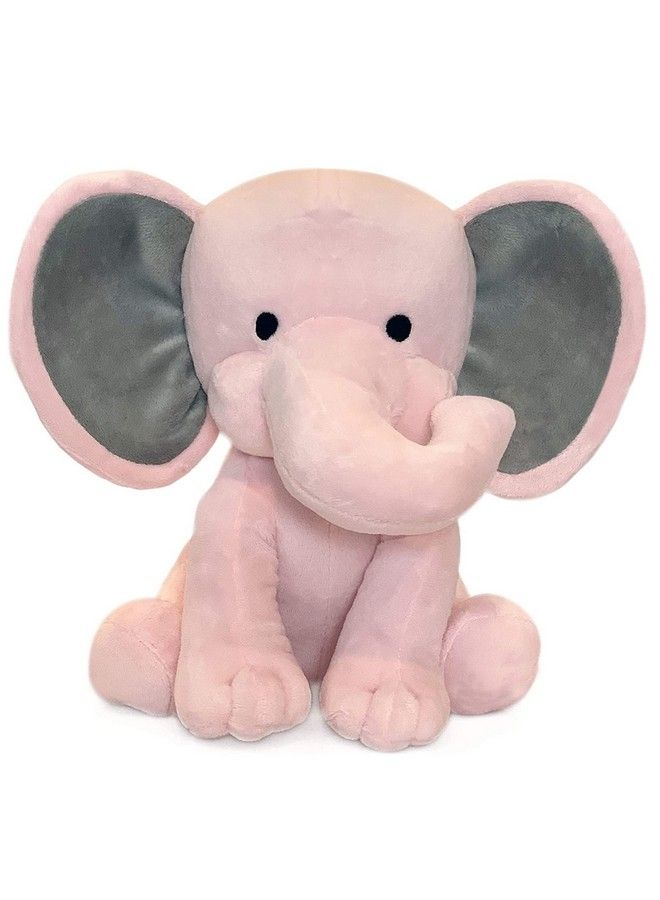 Babique Elephant Sitting Plush Soft Toy Cute Kids Animal Home Decor Boys Girls (Pink 30 Cm) - Image 2