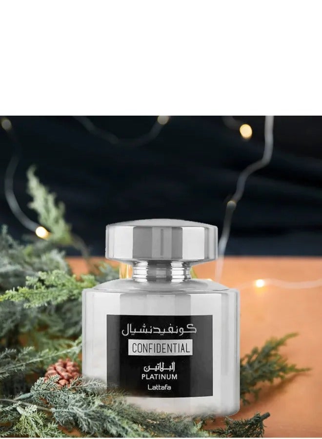 لطافة عطر كونفيدنشيال بلاتين او دي بارفان100مل - Image 2
