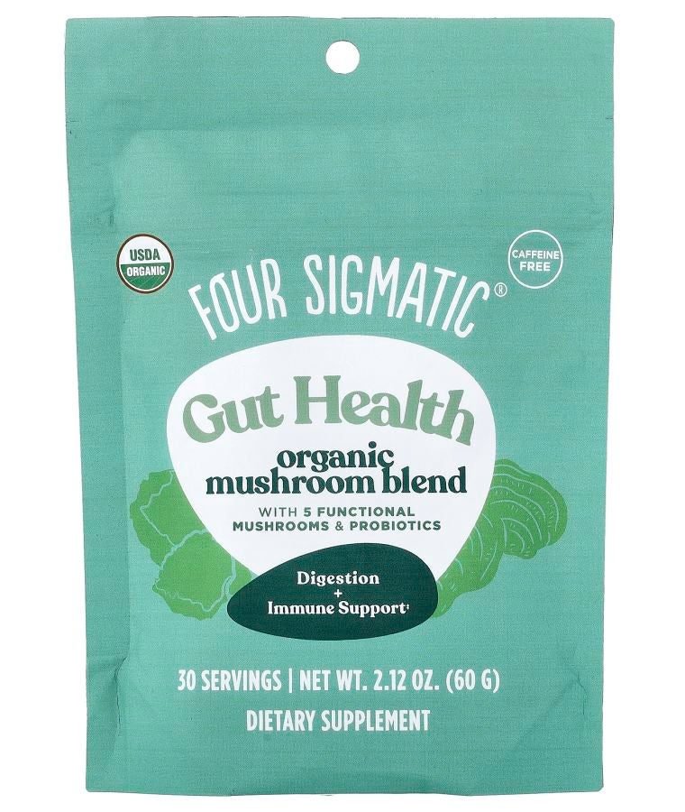 Four Sigmatic Gut Health Organic Mushroom Blend Caffeine Free 2.12 oz (60 g)