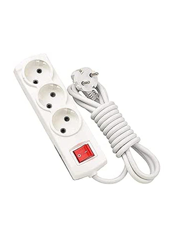 Generic Eraplast Electric 3child Protected 2 M Wired Switch Grounded Group Socket 