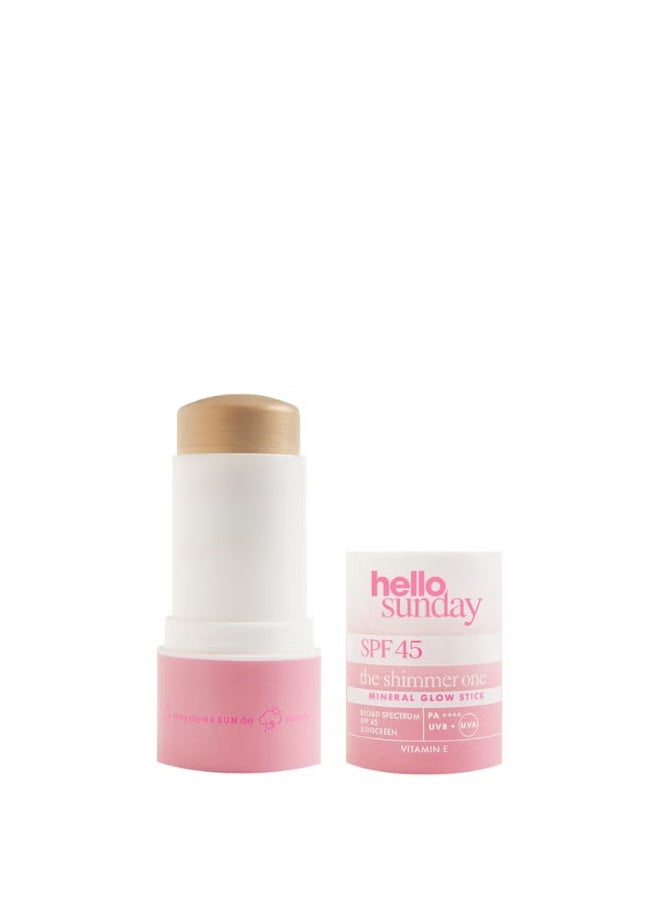 Hello Sunday The Shimmer One Mineral Glow Stick SPF45 20g - Image 4
