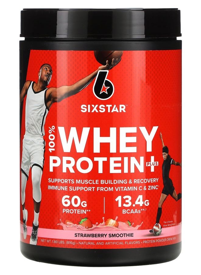 100% Whey Protein Plus Strawberry Smoothie 1.8 lbs (816 g) - pzsku/ZA3D1E58A4C6DFE4C3806Z/45/_/1730767337/32f14c55-8ff6-4cbb-846b-a71c27cf467e