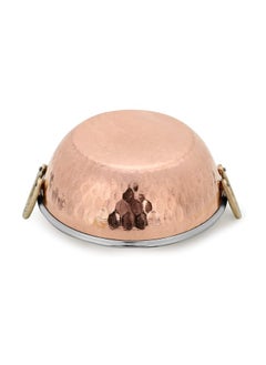 BLACKSTONE Designed Handle Stainless Steel with Copper Base Serving Kadai 15Cm  - Image 2