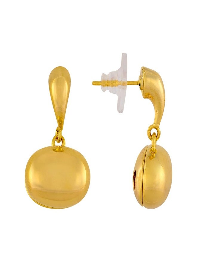 Kushal's Fashion Jewellery Gold Polished Copper Trendy Earrings, Best for Casual Wear & Special Occasion - 455671 - Image 1