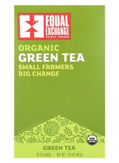 Equal Exchange Organic Green Tea 20 Tea Bags 1.41 oz (40 g) 