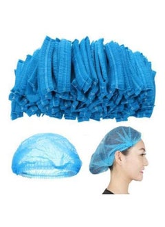 MedOne 100-Pieces Disposable Hair Net Anti Dust Hair Net Cap Non Woven Hair Cap  - Image 1