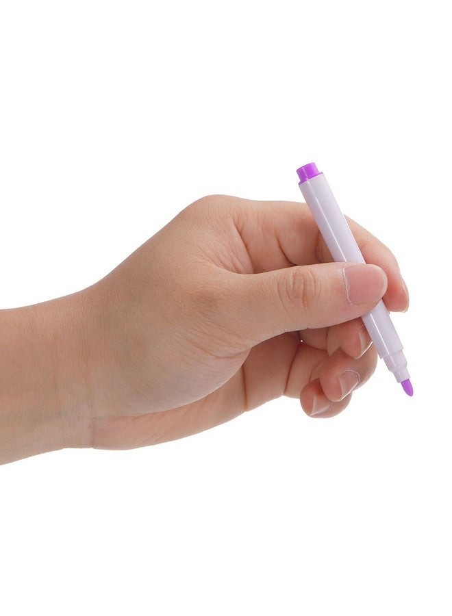PATIKIL Dry Erase Marker Pens, 100 Pack Purple Ink Fine Point Low Odor Whiteboard With Eraser Cap For Office Home Classroom, White Pen Rod - Image 5