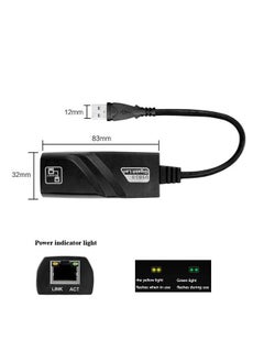 Generic USB 3.0 Ethernet Adapter USB to RJ45 Network 1000Mbps Gigabit LAN Ethernet Internet Adapter Compatible with MacBook, PC, Switch, Surface, Windows 11/10/8.1/8/7, MAC OS, IOS, Black  - Image 5
