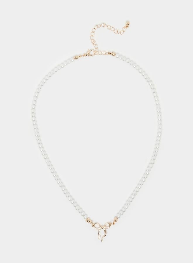 Styli Ribbon Beads Necklace  - Image 2