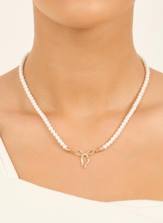 Styli Ribbon Beads Necklace  - Image 1
