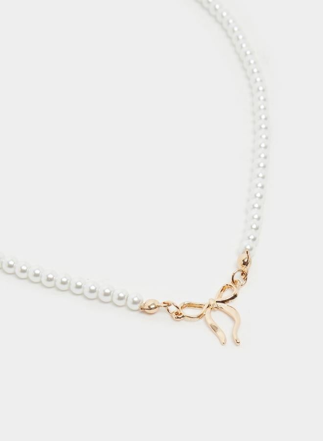 Styli Ribbon Beads Necklace  - Image 3