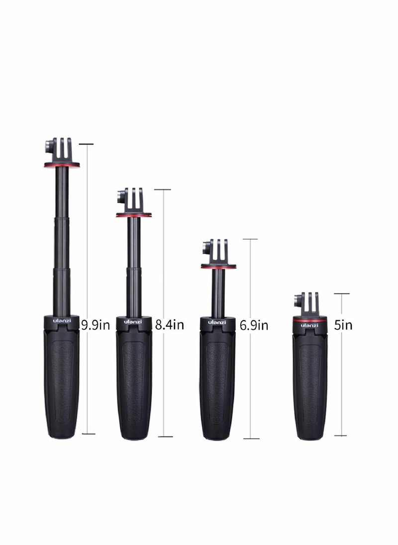 KASTWAVE - Extendable Bluetooth Selfie Stick with Detachable Wireless Remote and Tripod, Selfie Stick Compatible with Gopro Hero 8/7/6/5 Black DJI Osmo Action Action Camera Accessory Kits - Image 1