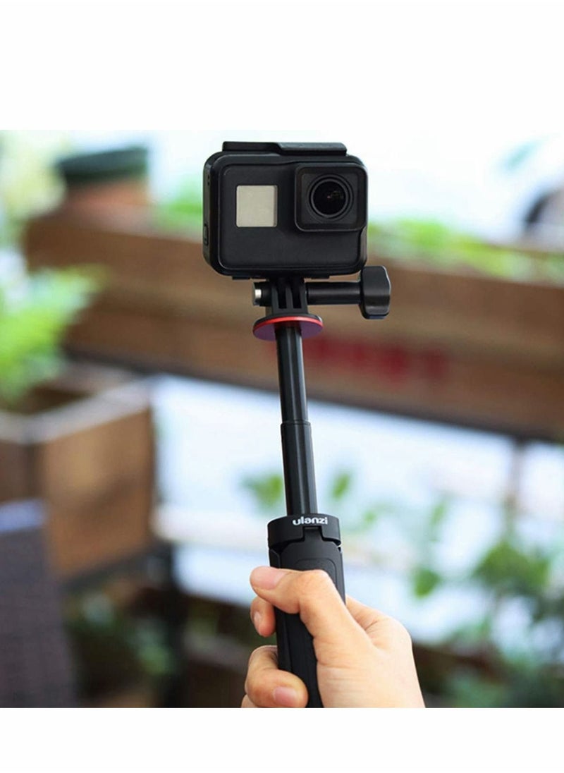 KASTWAVE - Extendable Bluetooth Selfie Stick with Detachable Wireless Remote and Tripod, Selfie Stick Compatible with Gopro Hero 8/7/6/5 Black DJI Osmo Action Action Camera Accessory Kits - Image 1