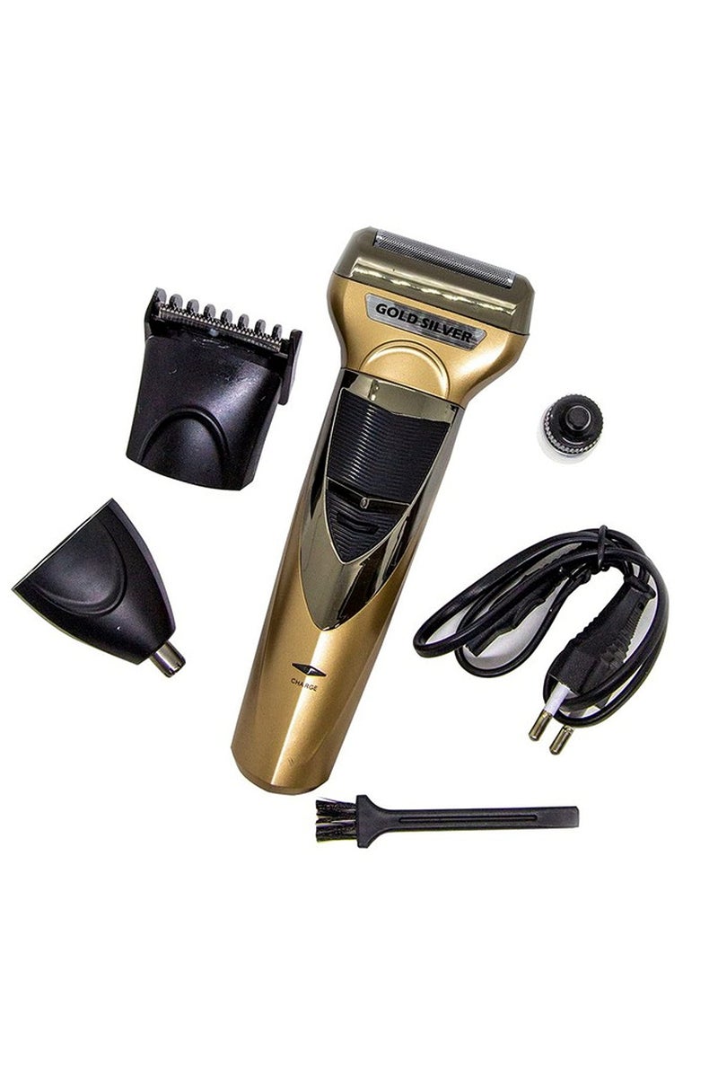 Dealsure Men Professionals Design 3 In 1 Perfect Shaver, Hair Clipper And Nose Trimmer Rechargeable Beard And Moustaches Hair Machine And Trimming With Cord And Without Cordless Use.(Black Colour) - Image 2