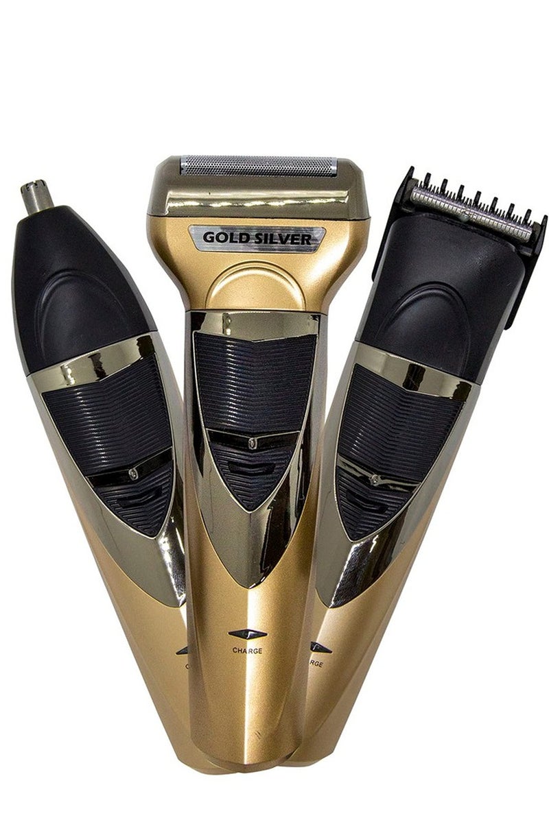 Dealsure Men Professionals Design 3 In 1 Perfect Shaver, Hair Clipper And Nose Trimmer Rechargeable Beard And Moustaches Hair Machine And Trimming With Cord And Without Cordless Use.(Black Colour) - Image 3