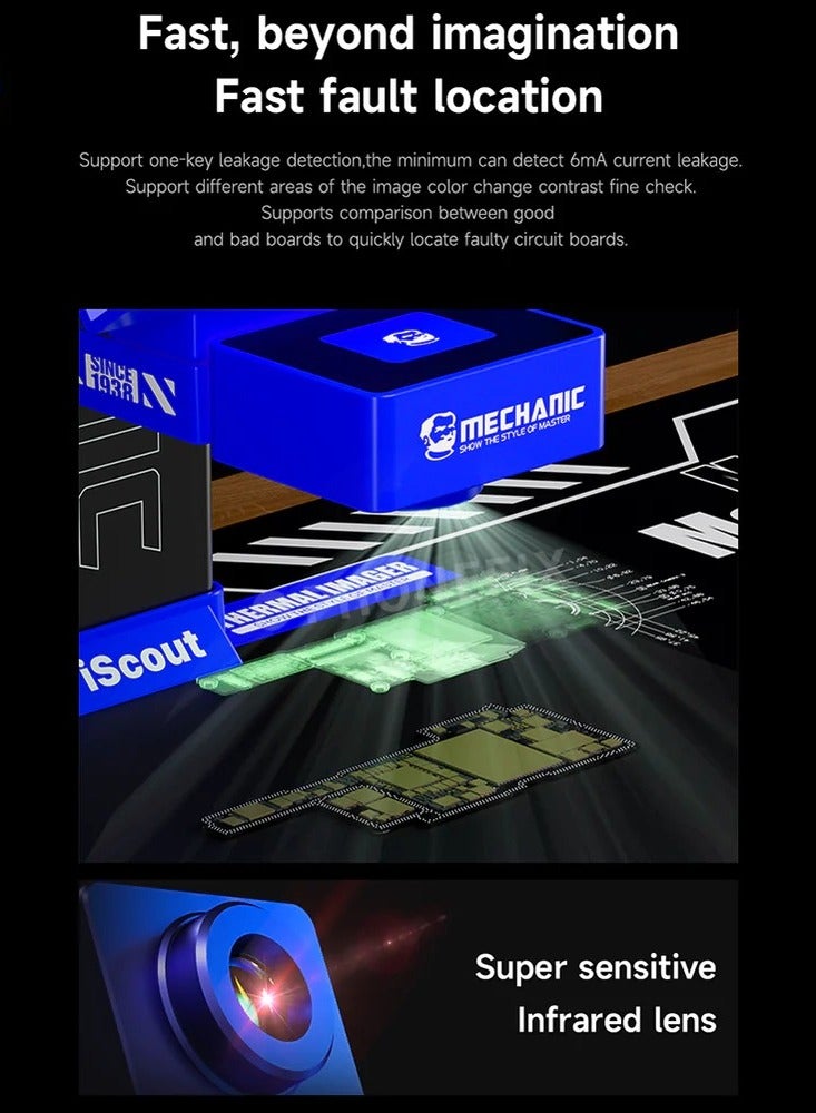كاميرا التصوير الحراري iScout من MECHANIC، محلل أعطال اللوحة الأم - Image 5