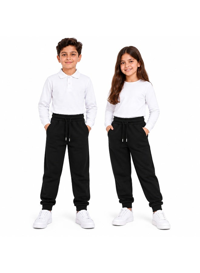 شيروال أطفال للجنسين قطن 100% - أسود - Image 1
